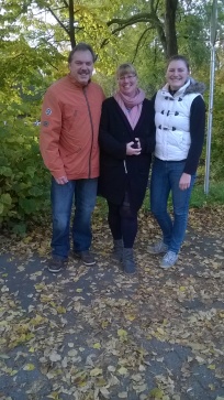 Meine Eltern und ich im Oktober 2015 - zwei Monate vor der Diagnose.